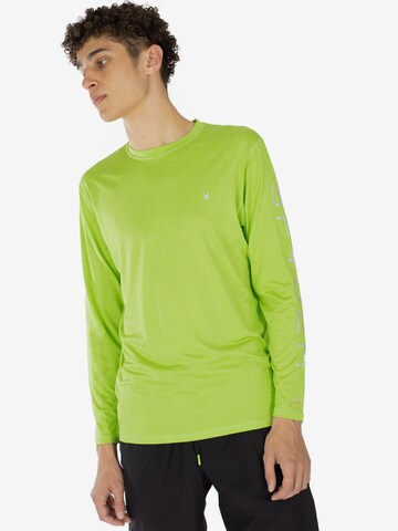 Spyder Performance Shirt in Green: front