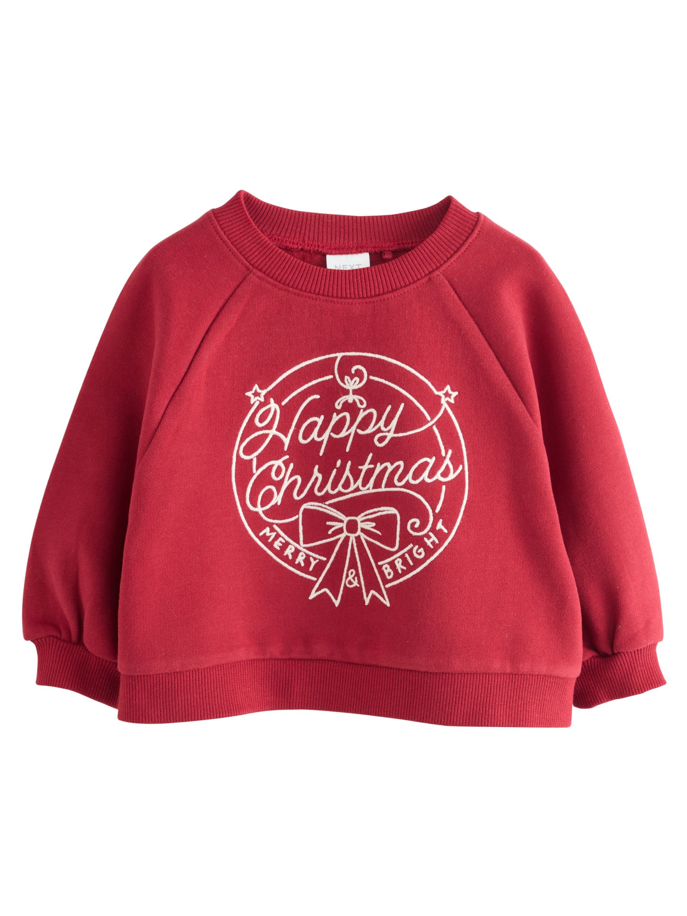 NextSweater majica - crvena boja: prednji dio