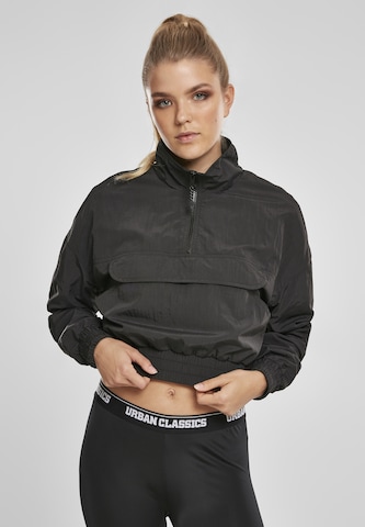 Urban Classics Between-Season Jacket in Black: front