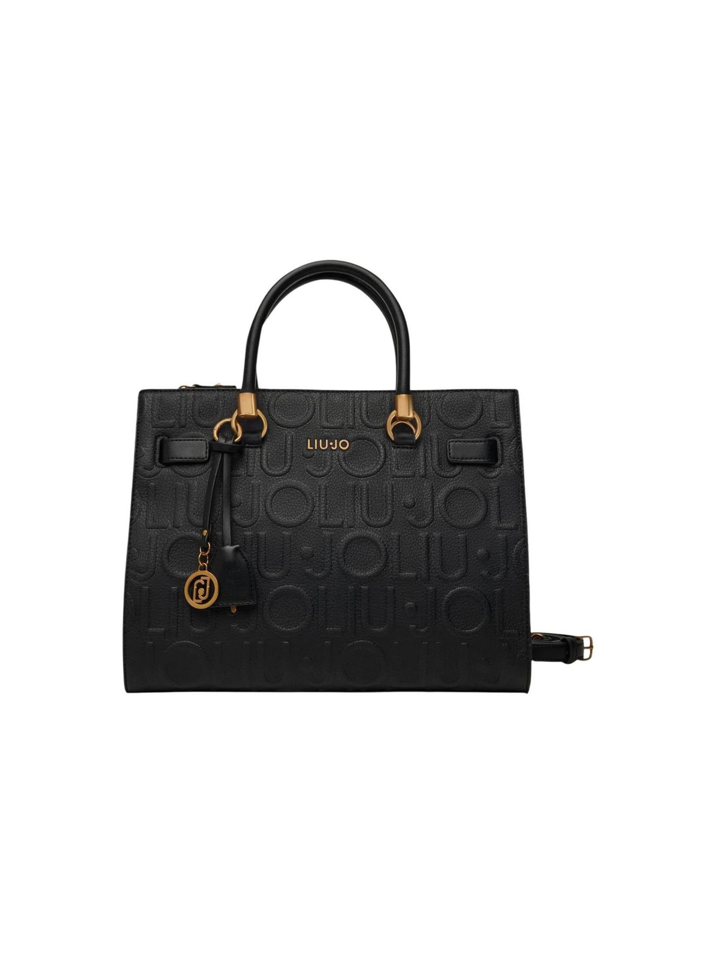 Liu Jo Handtas 'SHOPPING BAG AF6086 E1139' in Zwart: voorkant