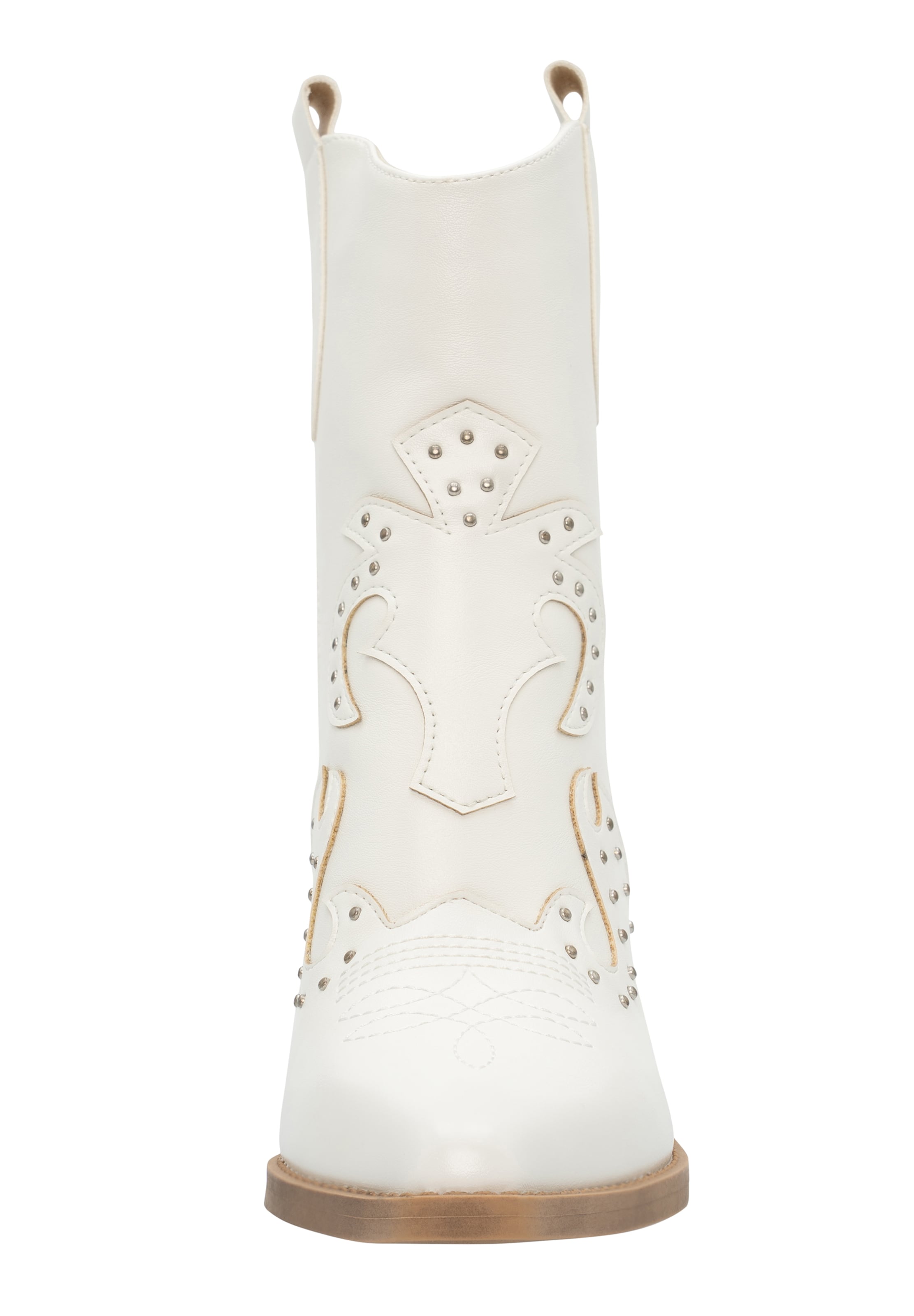 Salinyang Cowboy boot in White