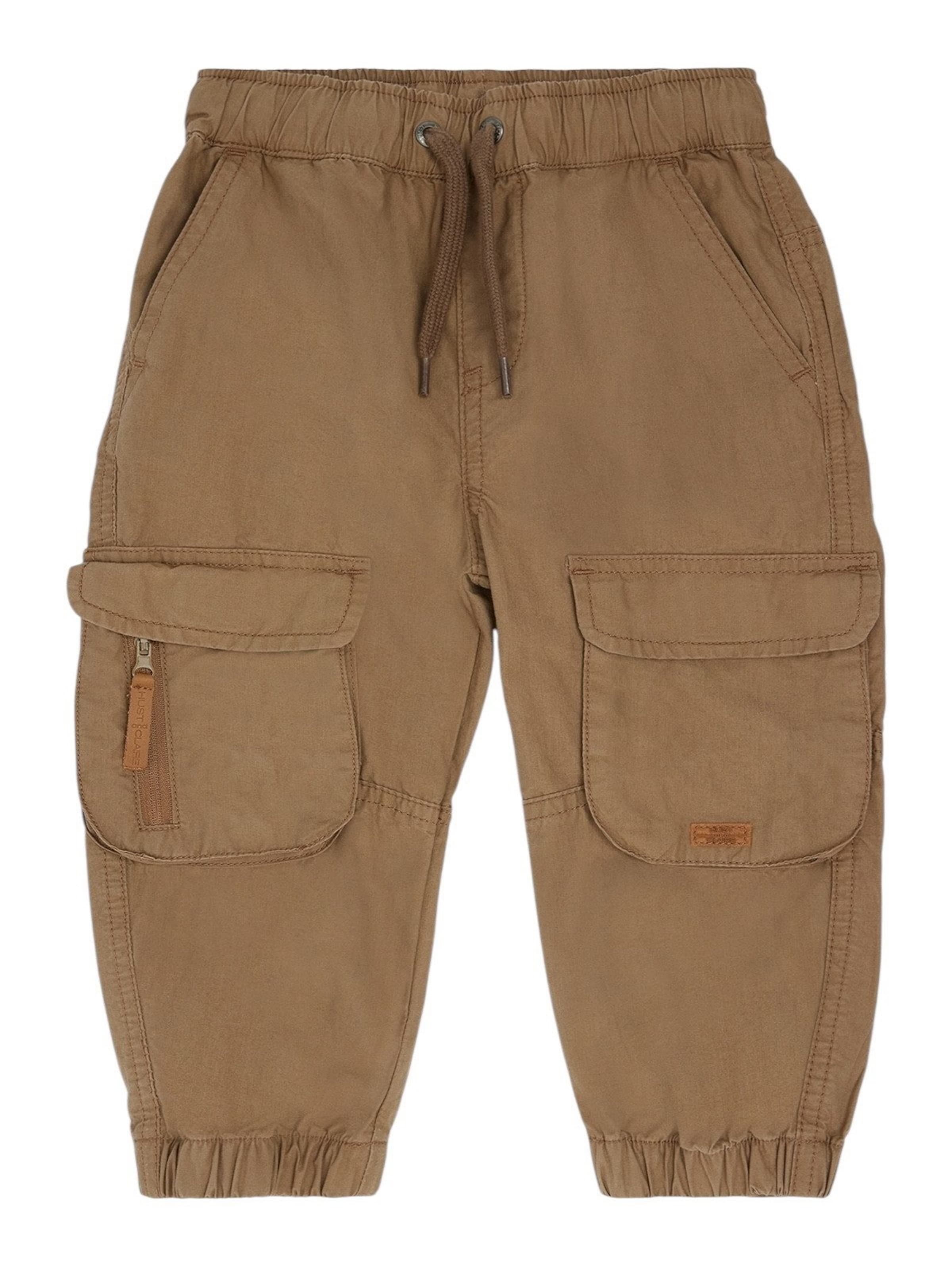 Hust & Claire Regular Trousers 'HCTrevor' in Brown: front