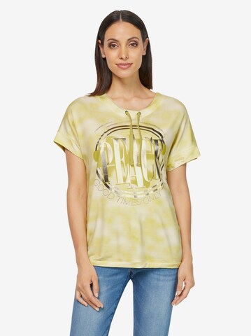 T-shirt Rick Cardona by heine en jaune : devant