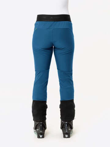 VAUDE Tapered Workout Pants ' Larice' in Blue