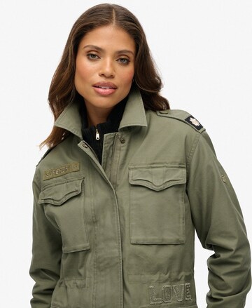 Veste mi-saison Superdry en vert