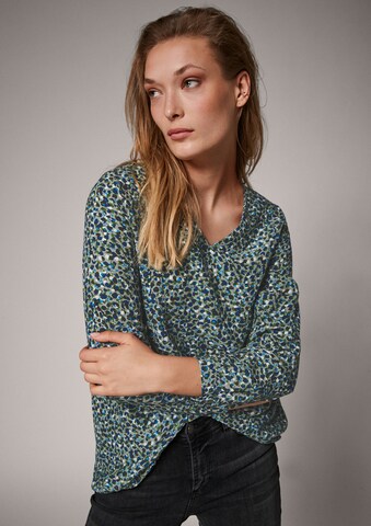 comma casual identity Bluse in Grün: Vorderseite