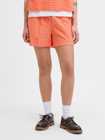 JJXX - Pierna ancha Pantalón 'JXPetra' en naranja: frente
