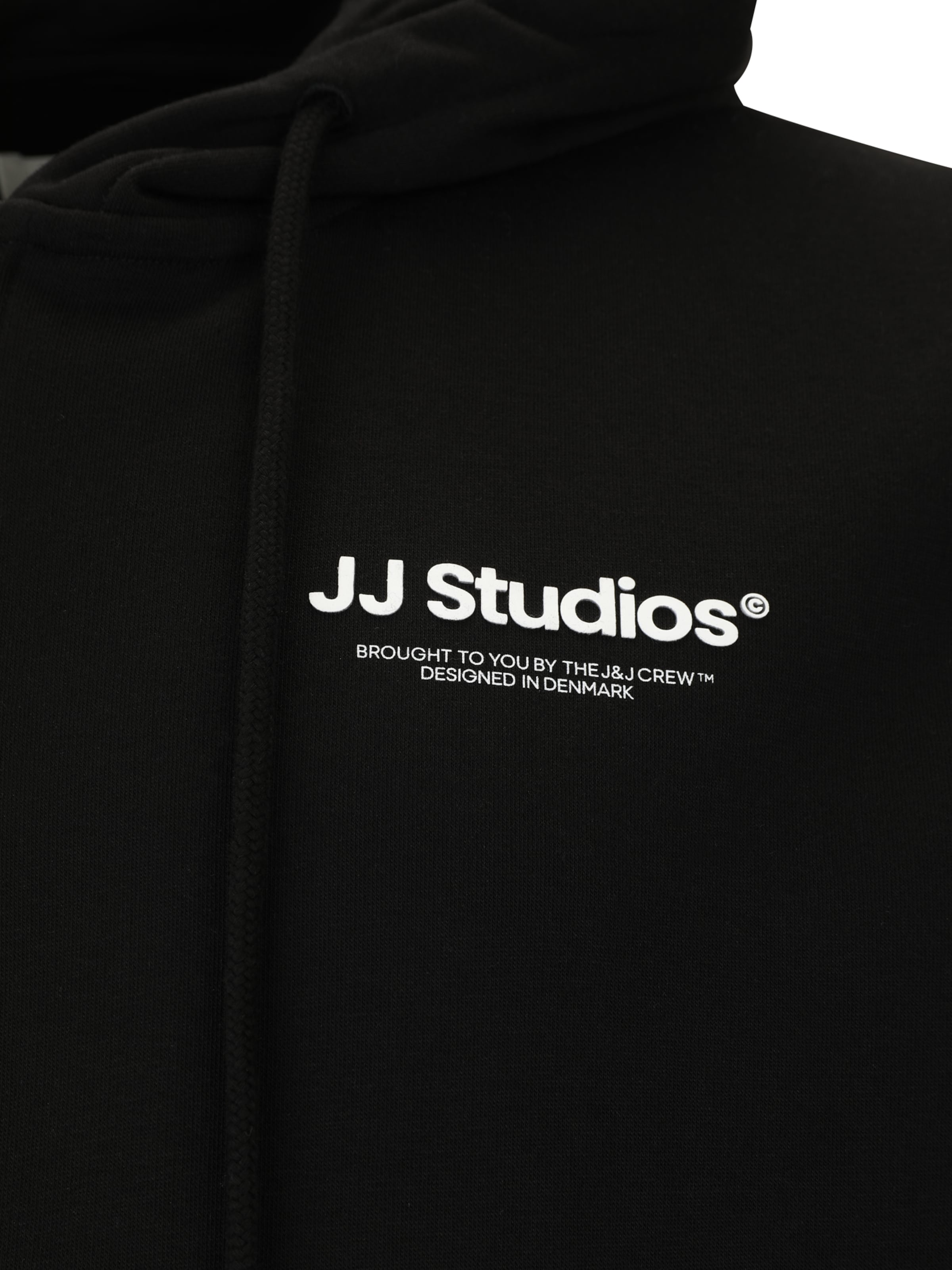 Jack & Jones Plus - Sudadera con cremallera 'JJESOHO' en negro