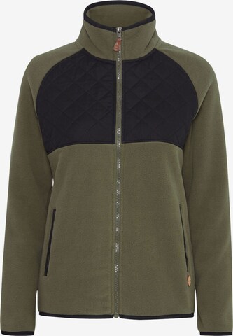 Oxmo Fleece Jacket 'Malin' in Green: front