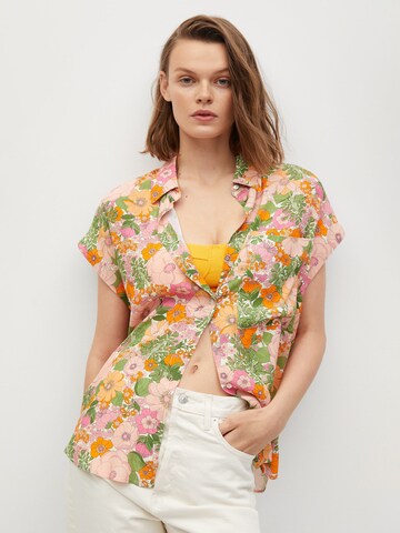 MANGO Bluse 'Lim' i blandingsfarvet: forside