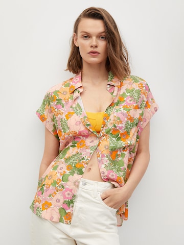 MANGO Blouse 'Lim' in Mixed colors: front