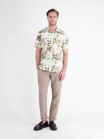 LERROS Regular fit Button Up Shirt in White