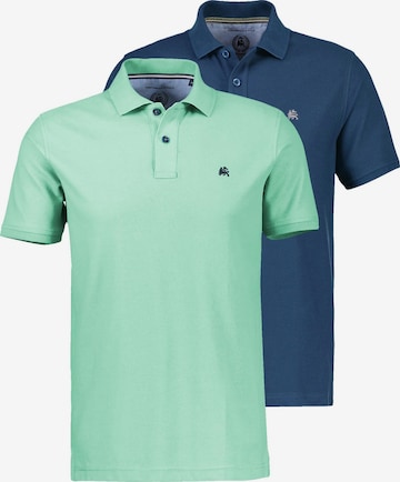 LERROS Shirt 'Basic' in Blau: Vorderseite