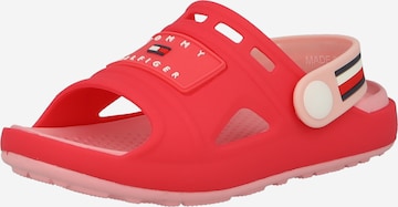 TOMMY HILFIGER Sandals & Slippers in Red: front