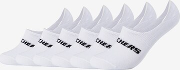 SKECHERS Ankle Socks 'New Orleans' in White: front