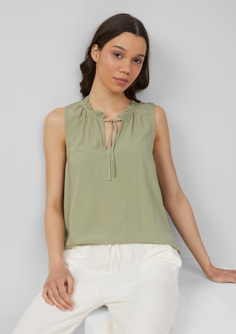 QS Bluse in Grün: Vorderseite