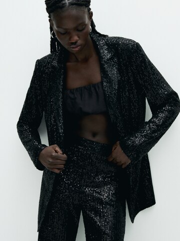 Pull&Bear Blazer | črna barva