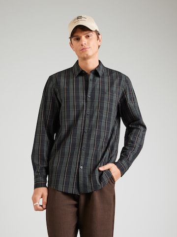 MUSTANG Regular Fit Paita 'STYLE CHESTER' värissä musta: etupuoli
