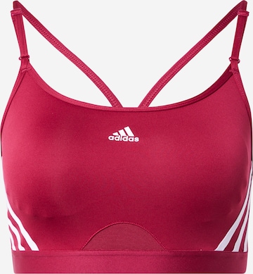 Soutien-gorge de sport ADIDAS SPORTSWEAR en rouge : devant