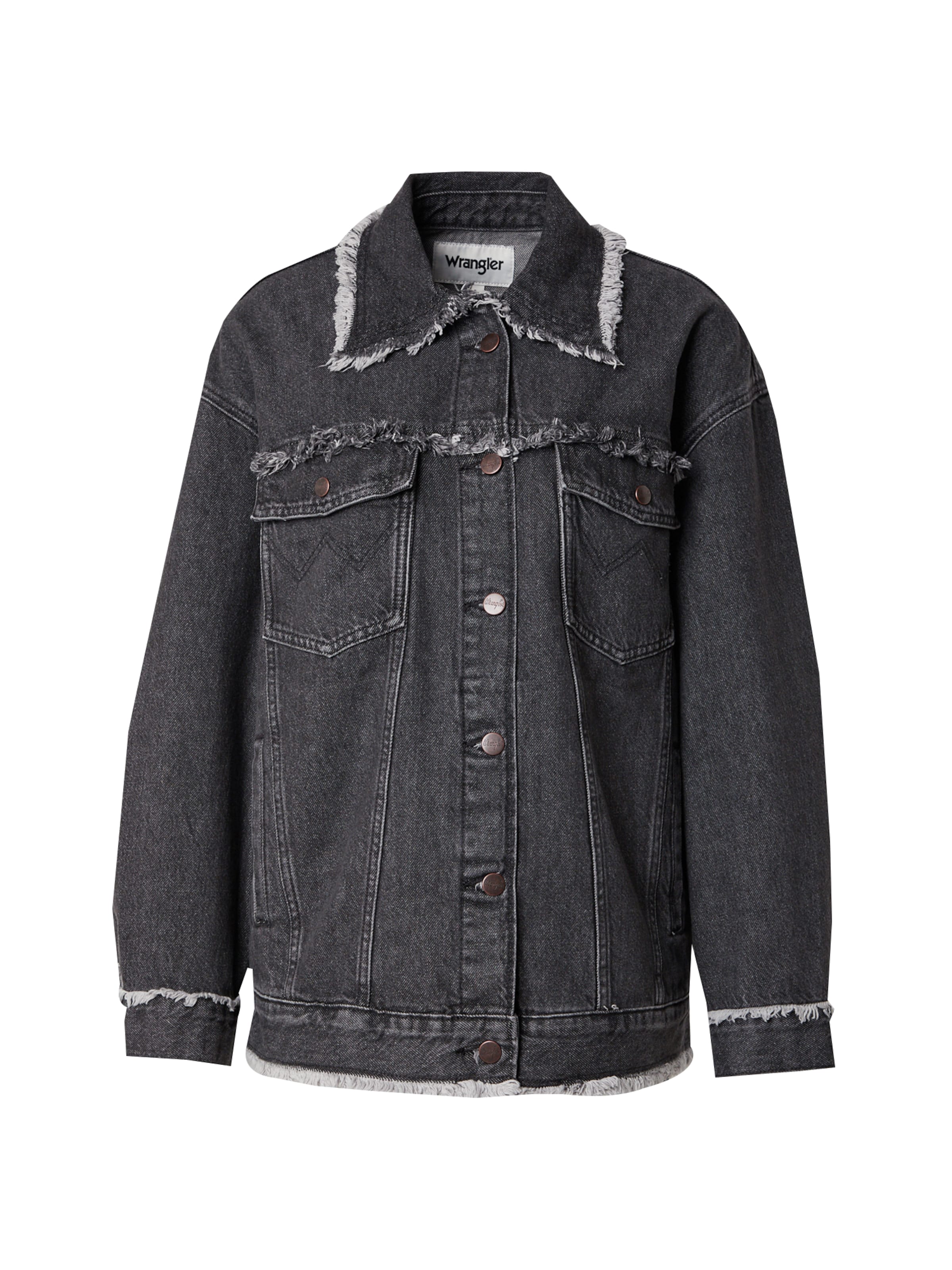 Veste mi-saison 'FRAY' WRANGLER en noir : devant