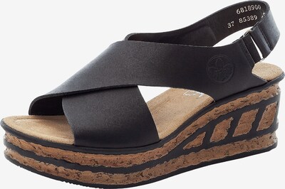 Rieker Strap sandal in Black, Item view