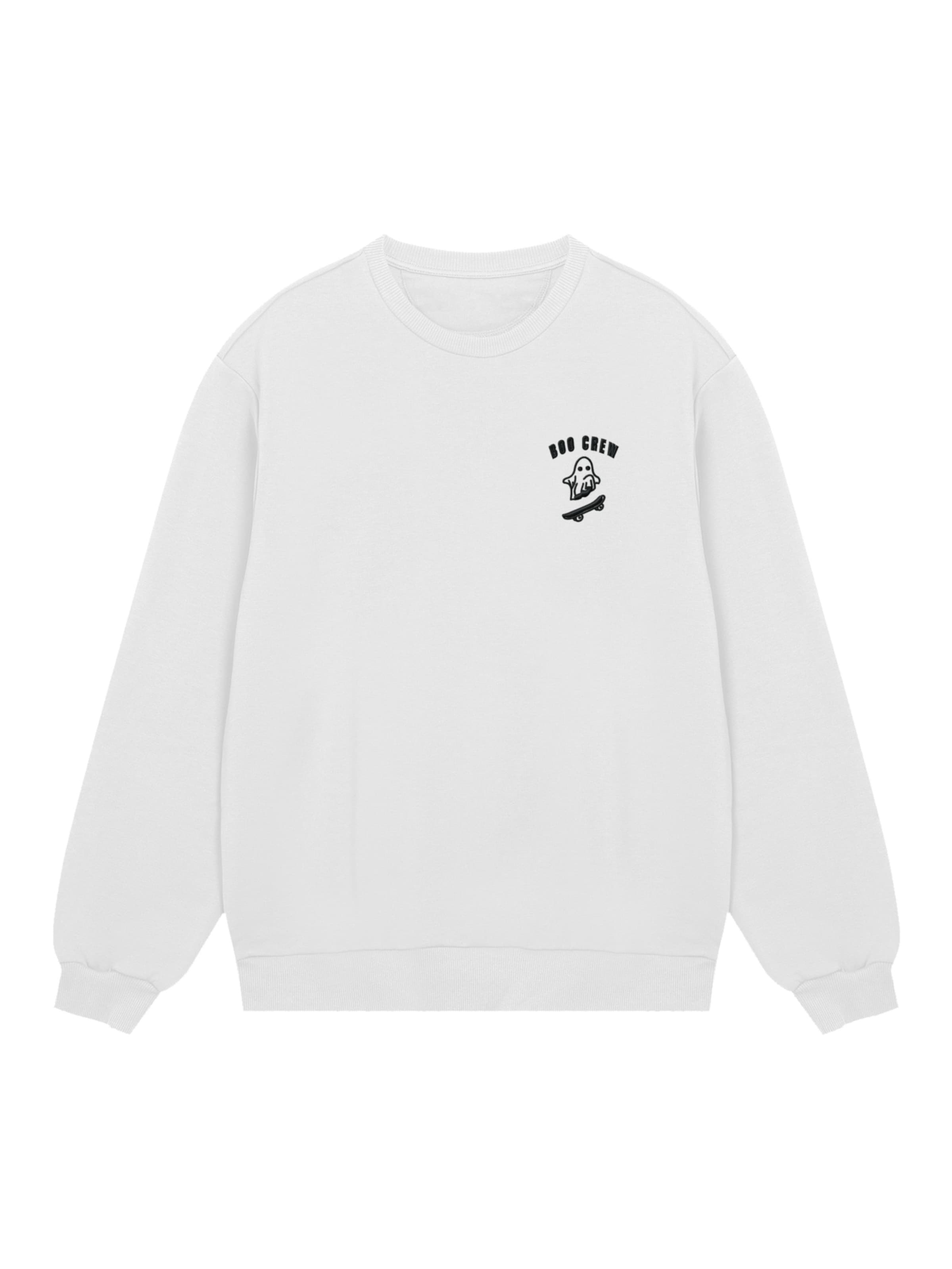 F4NT4STIC Pullover 'Halloween Boo Crew Ghost' in Weiß: Vorderseite
