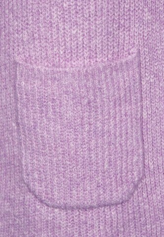 STREET ONE Knit Cardigan in Purple