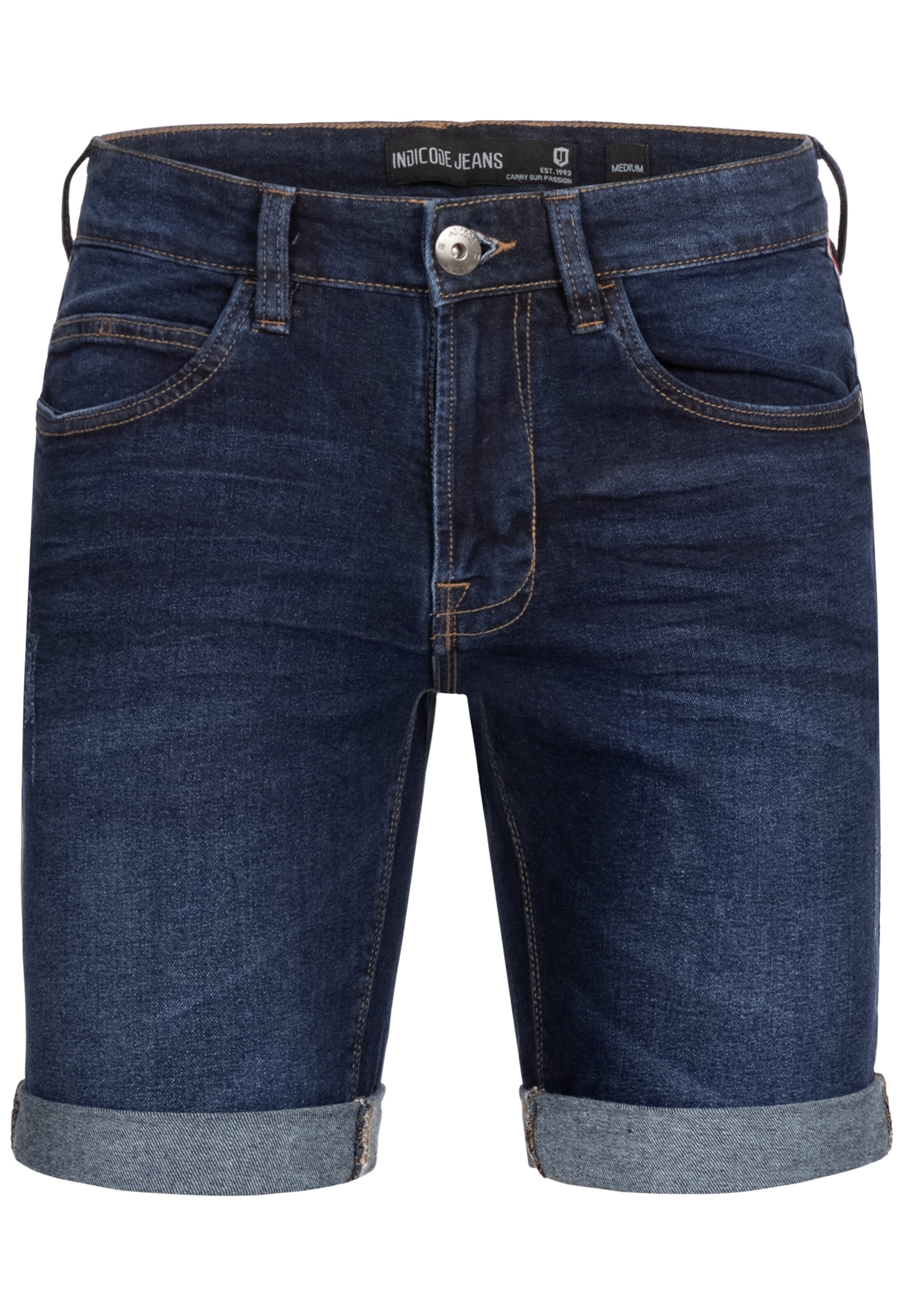 INDICODE JEANS Slim fit Jeans 'Fife' in Blue: front