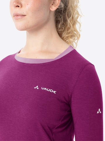 VAUDE Functioneel shirt 'Sveit' in Lila
