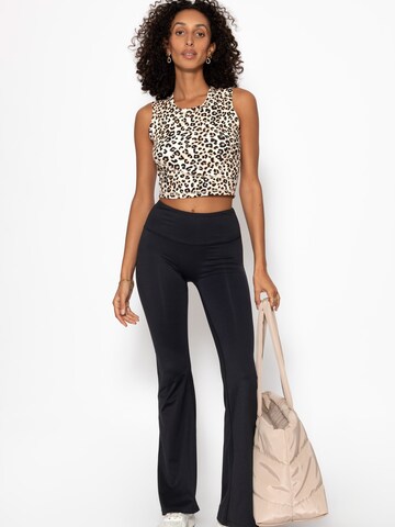 SASSYCLASSY Flared Pants in Black