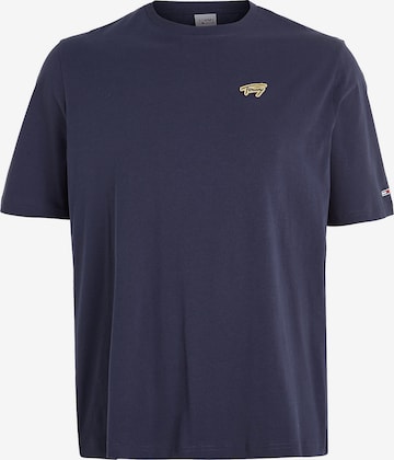 Tommy Jeans Plus T-Shirt in Blau: predná strana