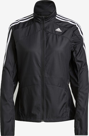 Veste de sport 'Marathon' ADIDAS SPORTSWEAR en noir : devant