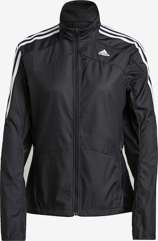 ADIDAS SPORTSWEAR Athletic Jacket 'Marathon' in Black: front
