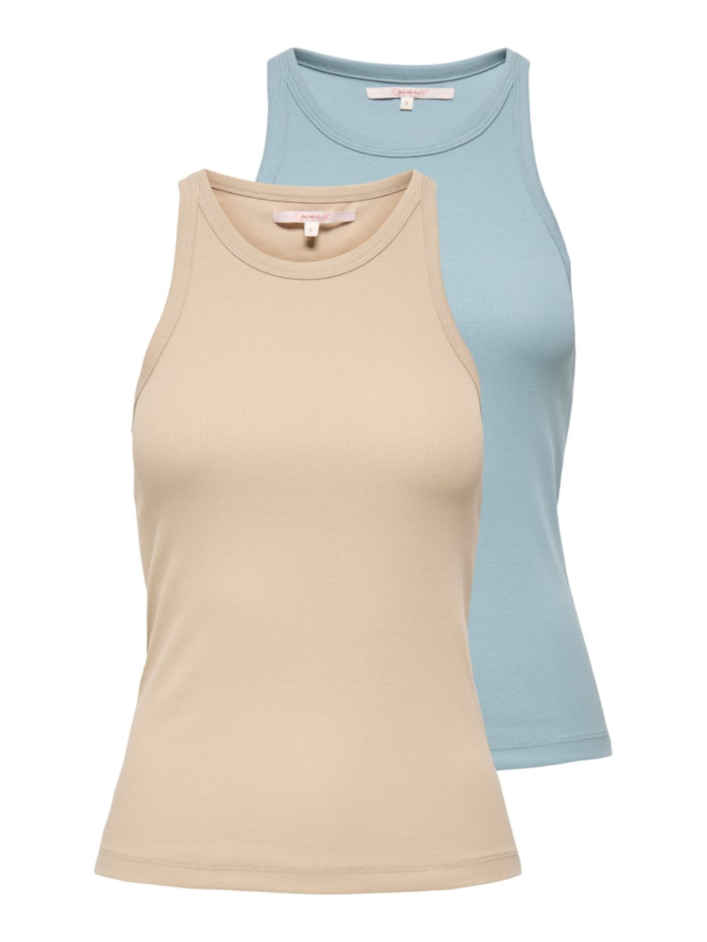 ONLY Top 'ONLLindsay' in Beige: front