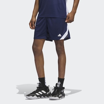 ADIDAS SPORTSWEAR Regular Sportbroek 'Icon Squad' in Blauw: voorkant