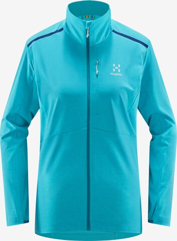 Haglöfs Sportsweatjacke 'L.I.M Strive' in Blau: predná strana