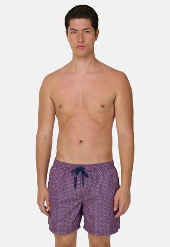 Boggi Milano - Bermudas en lila: frente