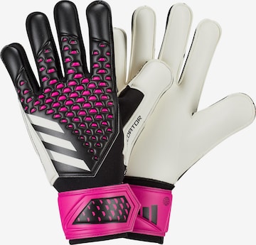 ADIDAS PERFORMANCE Athletic Gloves in Black: front