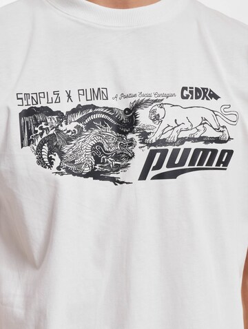 T-Shirt 'Puma x Staple' PUMA en blanc