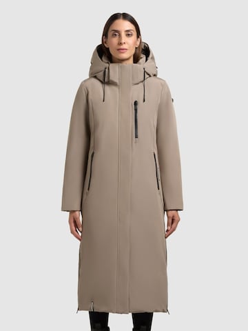 khujo Winter Coat 'LOFI3' in Grey: front