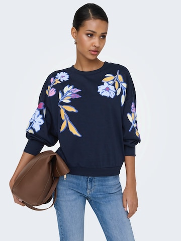 ONLYSweater majica 'ONLBrooke' - plava boja: prednji dio