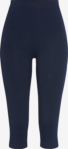 VIVANCE Skinny Pajama Pants in Blue