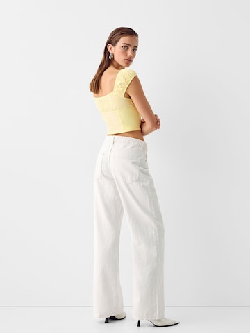 Haut Bershka en jaune
