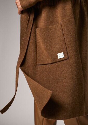 comma casual identity Knitted Coat in Brown