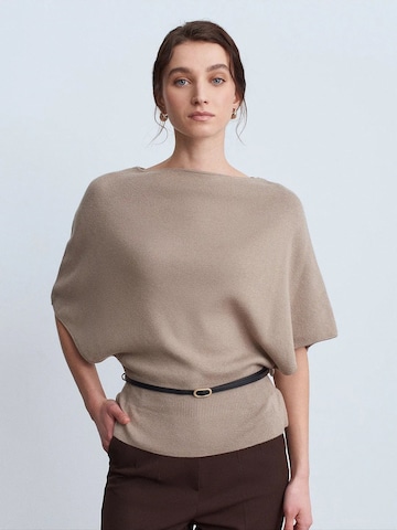 Pull-over 'Pullover' Dilvin en beige : devant