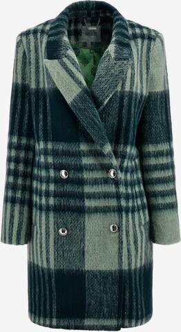 GUESS Between-Seasons Coat in Green: front