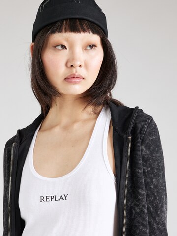 REPLAY - Top en blanco