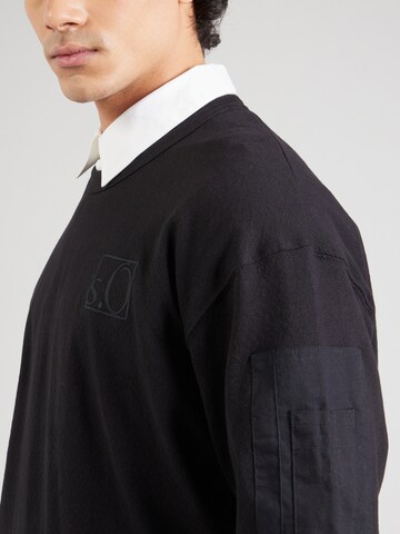 Sweat-shirt s.Oliver en noir