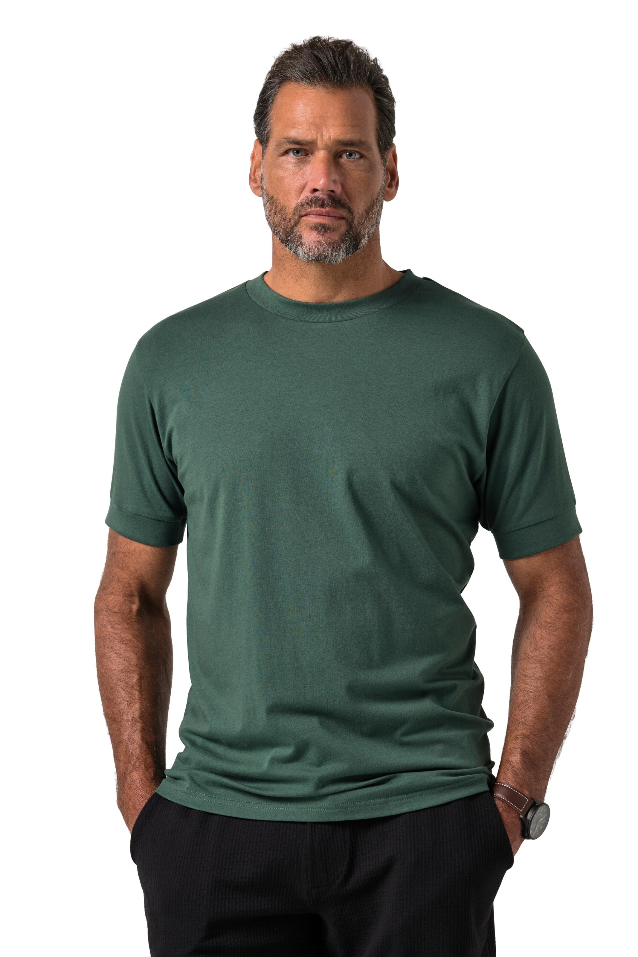 JP1880 Shirt in Grün: Vorderseite