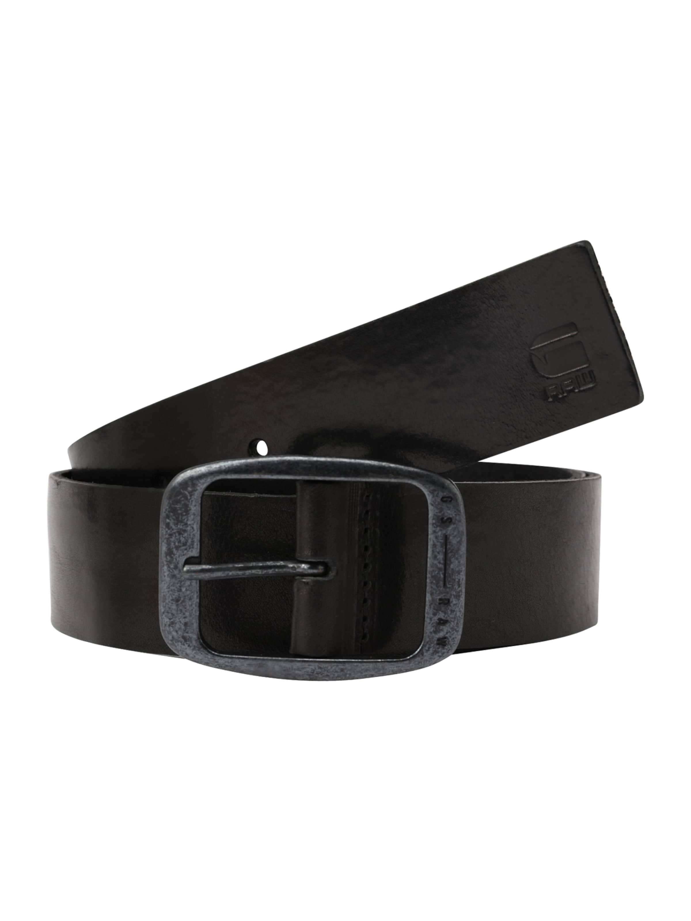 G-STAR Bälte 'Mett' i svart: framsida